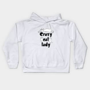 Crazy Cat Lady Kids Hoodie